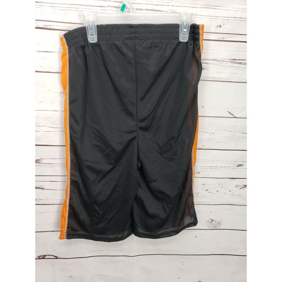 Quad‎ Seven Black Orange XL 16/18 boys athletic gym running shorts - Picture 4 of 8